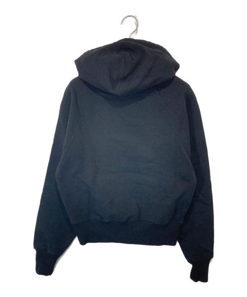 AMI Alexandre Mattiussi（アミアレクサンドルマテュッシ）AMI Alexandre Mattiussi (アミアレクサンドルマテュッシ) AMI DE COJPY HOODIE　アミデフーディー　USW202.747 ブラック サイズ:XXSの古着・服飾アイテム