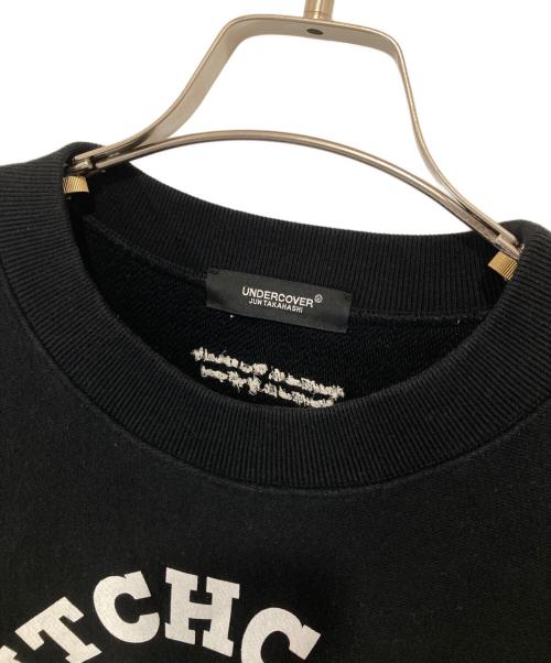 UNDERCOVER（アンダーカバー）UNDERCOVER (アンダーカバー) HITCHCOCK CREWNECK SWEATSHIRT　ヒッチコッククルーネックスウェットシャツ　UC2B4811-3 ブラック サイズ:1の古着・服飾アイテム