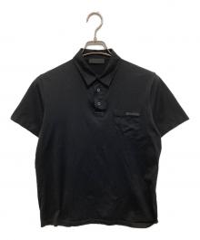 PRADA（プラダ）の古着「半袖ポロシャツ　UJN007 R131」｜ブラック