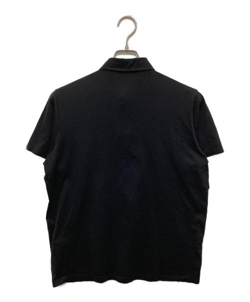 PRADA（プラダ）PRADA (プラダ) 半袖ポロシャツ　UJN007 R131 ブラック サイズ:Mの古着・服飾アイテム