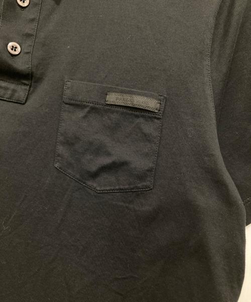 PRADA（プラダ）PRADA (プラダ) 半袖ポロシャツ　UJN007 R131 ブラック サイズ:Mの古着・服飾アイテム