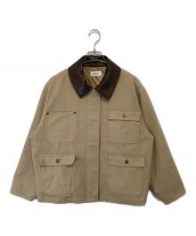 Snidel（スナイデル）の古着「バリエミドルブルゾン　切替ジャケット　SWFJ251119」｜ベージュ