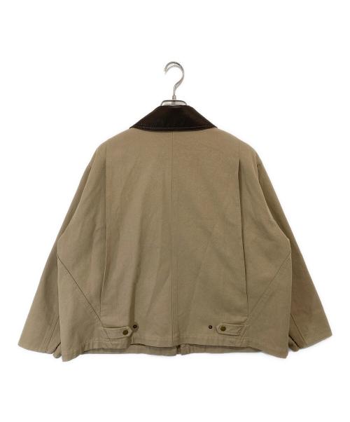 Snidel（スナイデル）Snidel (スナイデル) バリエミドルブルゾン　切替ジャケット　SWFJ251119 ベージュの古着・服飾アイテム