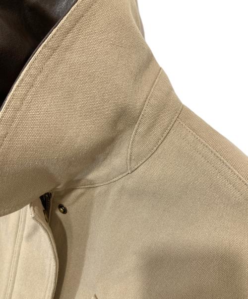 Snidel（スナイデル）Snidel (スナイデル) バリエミドルブルゾン　切替ジャケット　SWFJ251119 ベージュの古着・服飾アイテム