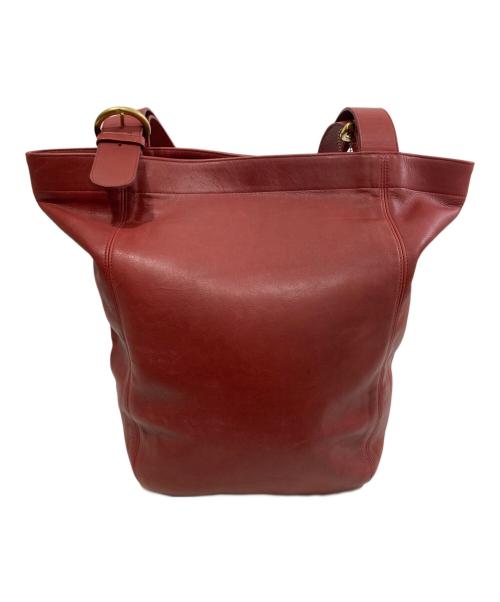 COACH（コーチ）COACH (コーチ) OLD COACH　レザートートバッグ　4082 レッドの古着・服飾アイテム