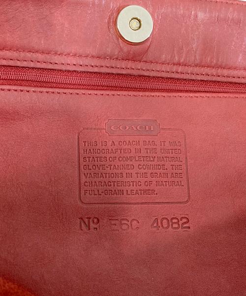 COACH（コーチ）COACH (コーチ) OLD COACH　レザートートバッグ　4082 レッドの古着・服飾アイテム