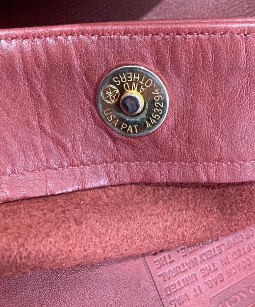 COACH（コーチ）COACH (コーチ) OLD COACH　レザートートバッグ　4082 レッドの古着・服飾アイテム