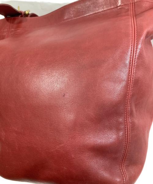 COACH（コーチ）COACH (コーチ) OLD COACH　レザートートバッグ　4082 レッドの古着・服飾アイテム