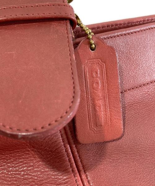 COACH（コーチ）COACH (コーチ) OLD COACH　レザートートバッグ　4082 レッドの古着・服飾アイテム