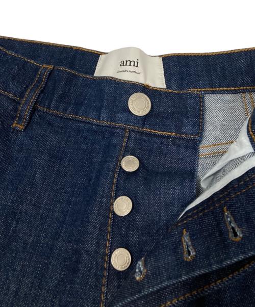 AMI Alexandre Mattiussi（アミアレクサンドルマテュッシ）AMI Alexandre Mattiussi (アミアレクサンドルマテュッシ) デニムパンツ インディゴ サイズ:27の古着・服飾アイテム
