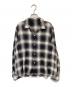 NUMBER (N)INE（ナンバーナイン）の古着「09SS open collar check shirt（オープンカラー オンブレチェックシャツ） NNS-S902」｜ブラウン