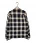 NUMBER (N)INE (ナンバーナイン) 09SS open collar check shirt（オープンカラー オンブレチェックシャツ） NNS-S902 ブラウン サイズ:3：15000円