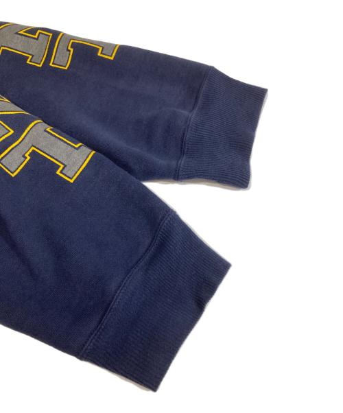 SAINT MICHAEL（セントマイケル）SAINT MICHAEL (セントマイケル) HOODIE SAINT　プリントパ―カー　SM-HR1-0000-055 ネイビー サイズ:XLの古着・服飾アイテム
