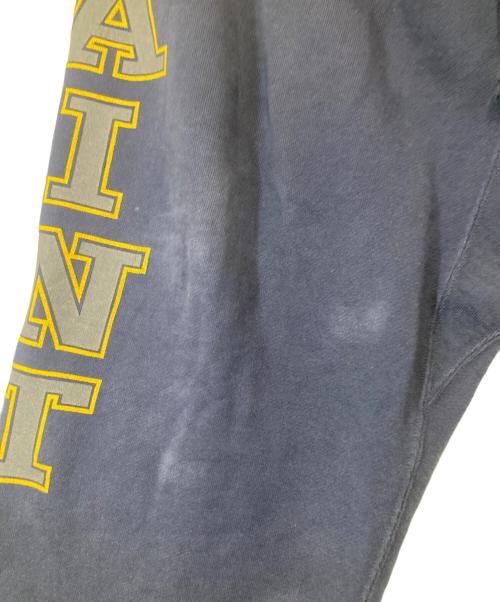 SAINT MICHAEL（セントマイケル）SAINT MICHAEL (セントマイケル) SAINT SWEAT PANTS　プリントスウェットパンツ　SM-HR1-0000-062 ネイビー サイズ:Lの古着・服飾アイテム