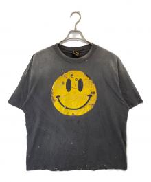 SAINT MICHAEL（セントマイケル）の古着「SMILE KLF SS TEE　プリントＴシャツ　SM-HR1-0000-C01」｜ブラック