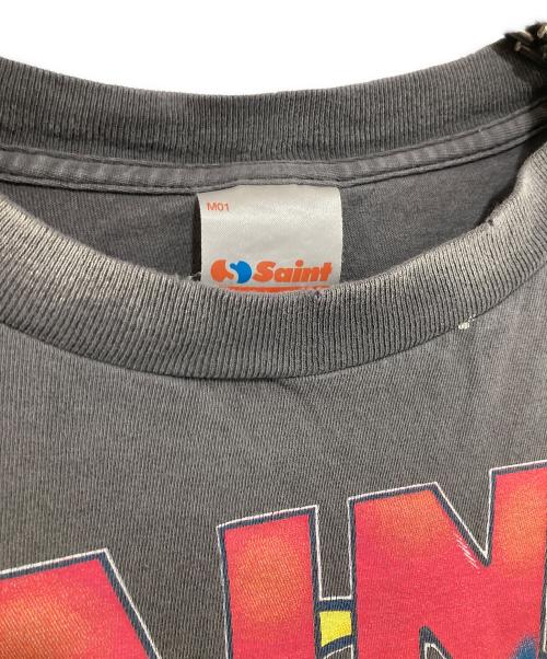 SAINT MICHAEL（セントマイケル）SAINT MICHAEL (セントマイケル) BABY MICHAEL SS TEE　プリントＴシャツ　SM-HR1-0000-003 ブラック サイズ:Lの古着・服飾アイテム