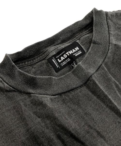 LASTMAN（ラストマン）LASTMAN (ラストマン) ロゴプリントTシャツ　LOGO PRINT TEE　252LM-CT06 グレー サイズ:Lの古着・服飾アイテム