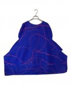 PLEATS PLEASEプリーツプリーズ）の古着「PAUSE チュニック　PP53JT696」｜ブルー