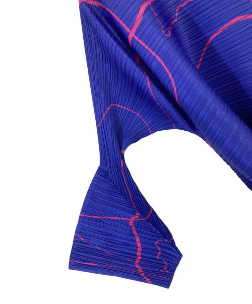 PLEATS PLEASE（プリーツプリーズ）PLEATS PLEASE (プリーツプリーズ) PAUSE チュニック　PP53JT696 ブルー サイズ:5の古着・服飾アイテム