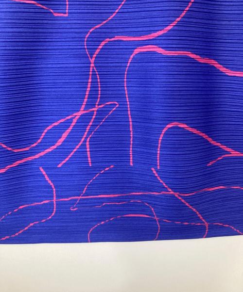 PLEATS PLEASE（プリーツプリーズ）PLEATS PLEASE (プリーツプリーズ) PAUSE チュニック　PP53JT696 ブルー サイズ:5の古着・服飾アイテム