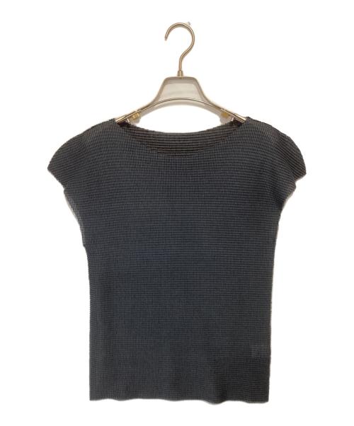 me ISSEY MIYAKE（ミーイッセイ ミヤケ）me ISSEY MIYAKE (ミーイッセイ ミヤケ) ノースリーブトップス　NO SLEEVE TOPS　MI43KK387 ブラック サイズ:FREEの古着・服飾アイテム
