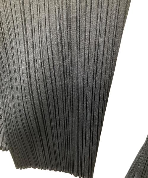 PLEATS PLEASE（プリーツプリーズ）PLEATS PLEASE (プリーツプリーズ) ベーシックスカーディガン BASICKS CARDIGAN　PP05JO106 ブラック サイズ:不明の古着・服飾アイテム