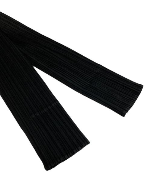 PLEATS PLEASE（プリーツプリーズ）PLEATS PLEASE (プリーツプリーズ) ベーシックスカーディガン BASICKS CARDIGAN　PP05JO106 ブラック サイズ:不明の古着・服飾アイテム