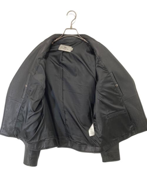 COACH（コーチ）COACH (コーチ) レザーダブルライダースジャケット　F86595 ブラック サイズ:Mの古着・服飾アイテム