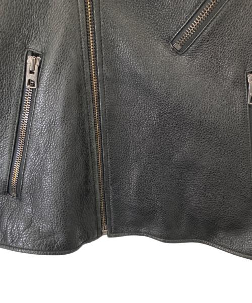COACH（コーチ）COACH (コーチ) レザーダブルライダースジャケット　F86595 ブラック サイズ:Mの古着・服飾アイテム