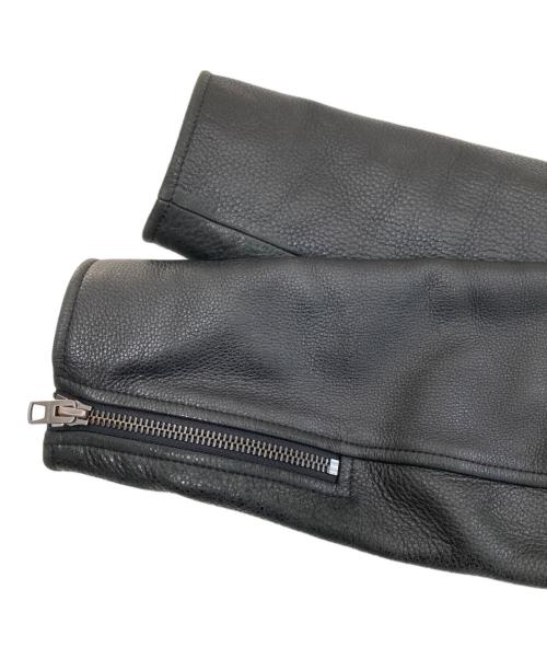 COACH（コーチ）COACH (コーチ) レザーダブルライダースジャケット　F86595 ブラック サイズ:Mの古着・服飾アイテム