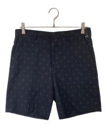FENDI（フェンディ）の古着「FACE 総柄ハーフパンツ　FB0407」｜ネイビー