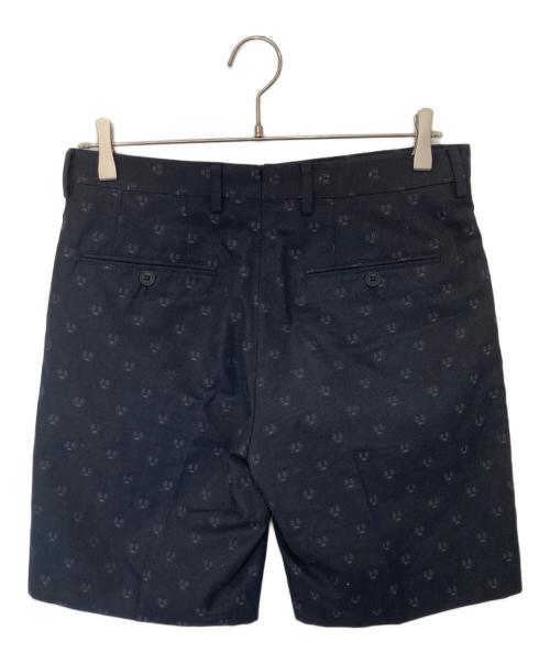 FENDI（フェンディ）FENDI (フェンディ) FACE 総柄ハーフパンツ　FB0407 ネイビー サイズ:44の古着・服飾アイテム