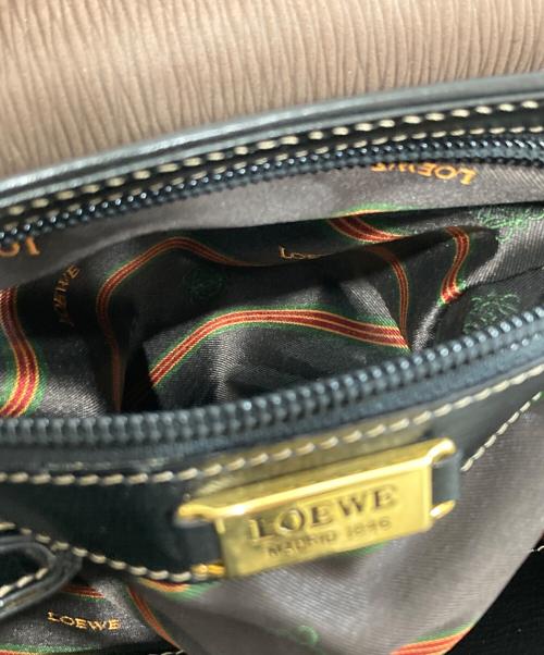 LOEWE（ロエベ）LOEWE (ロエベ) ベラスケス ハンドバッグ ブラック×ブラウンの古着・服飾アイテム
