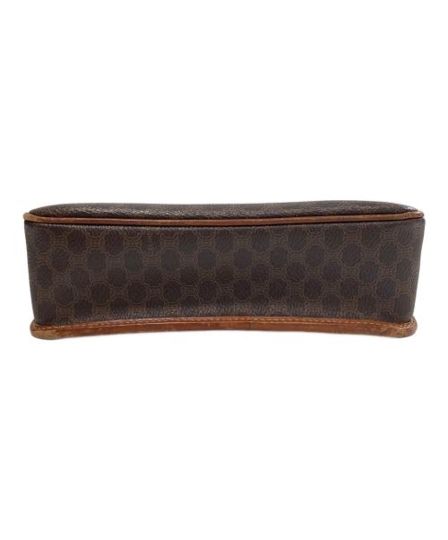CELINE（セリーヌ）CELINE (セリーヌ) マカダム柄 サークルロゴ ショルダーバッグ ブラウンの古着・服飾アイテム