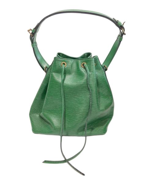 LOUIS VUITTON（ルイ ヴィトン）LOUIS VUITTON (ルイ ヴィトン) 巾着ショルダーバッグ グリーンの古着・服飾アイテム