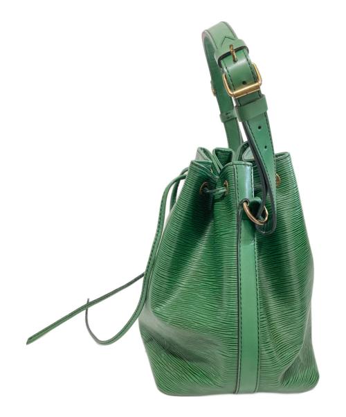 LOUIS VUITTON（ルイ ヴィトン）LOUIS VUITTON (ルイ ヴィトン) 巾着ショルダーバッグ グリーンの古着・服飾アイテム