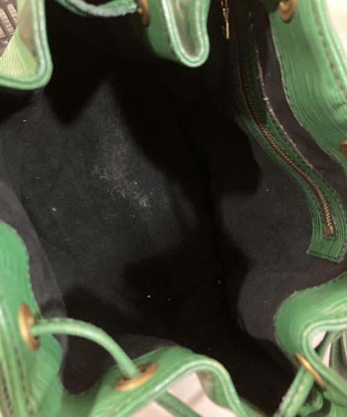 LOUIS VUITTON（ルイ ヴィトン）LOUIS VUITTON (ルイ ヴィトン) 巾着ショルダーバッグ グリーンの古着・服飾アイテム