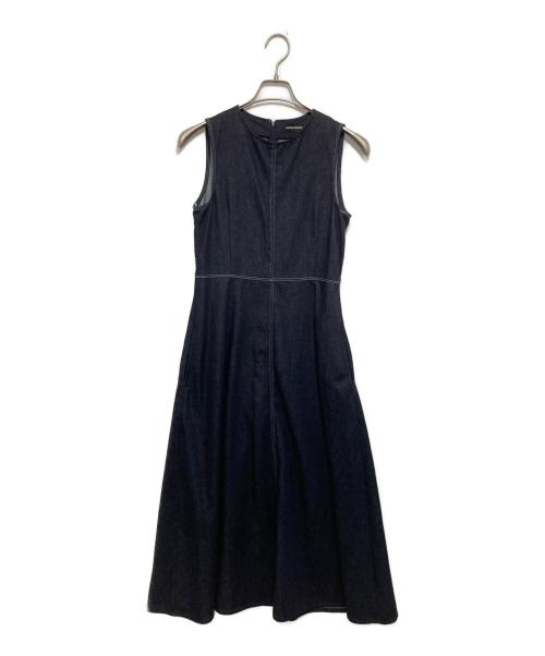 JAPAN DENIM（ジャパンデニム）JAPAN DENIM (ジャパンデニム) NO SLEEVE STITCH ONEPIECE　ノースリーブステッチワンピース インディゴ サイズ:1の古着・服飾アイテム