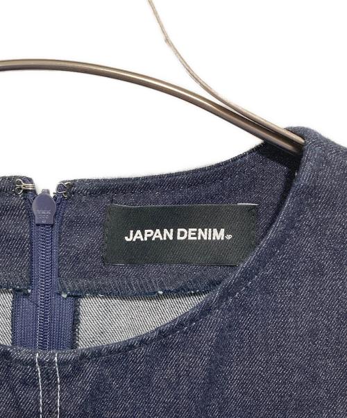JAPAN DENIM（ジャパンデニム）JAPAN DENIM (ジャパンデニム) NO SLEEVE STITCH ONEPIECE　ノースリーブステッチワンピース インディゴ サイズ:1の古着・服飾アイテム