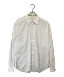 PRADA（プラダ）の古着「POPELINE STRETCH ワイシャツ　ポプリンストレッチ　ACU1 2007 1297」｜ホワイト