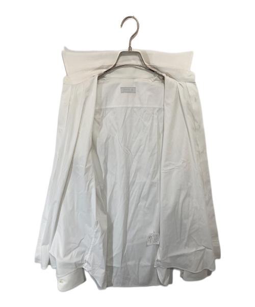 PRADA（プラダ）PRADA (プラダ) POPELINE STRETCH ワイシャツ　ポプリンストレッチ　UCM611 F62 ホワイト サイズ:42／161/2の古着・服飾アイテム