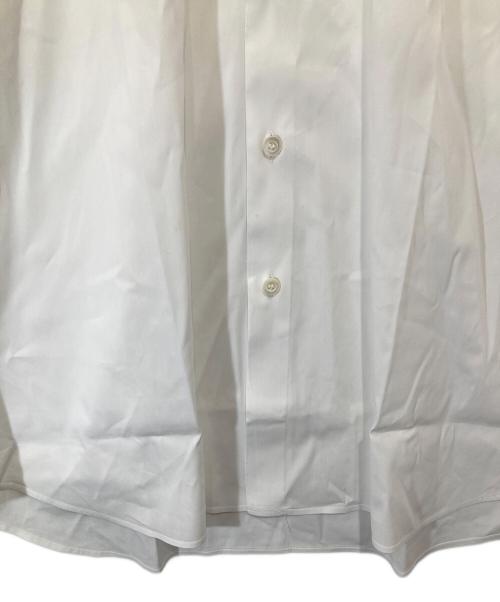 PRADA（プラダ）PRADA (プラダ) POPELINE STRETCH ワイシャツ　ポプリンストレッチ　UCM611 F62 ホワイト サイズ:42／161/2の古着・服飾アイテム
