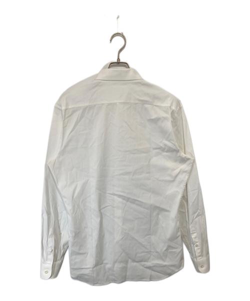 PRADA（プラダ）PRADA (プラダ) POPELINE STRETCH ワイシャツ　ポプリンストレッチ　UCM611 F62 ホワイト サイズ:42/16  1/2の古着・服飾アイテム