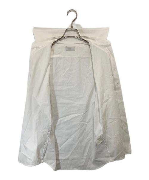 PRADA（プラダ）PRADA (プラダ) POPELINE STRETCH ワイシャツ　ポプリンストレッチ　UCM611 F62 ホワイト サイズ:42/16  1/2の古着・服飾アイテム