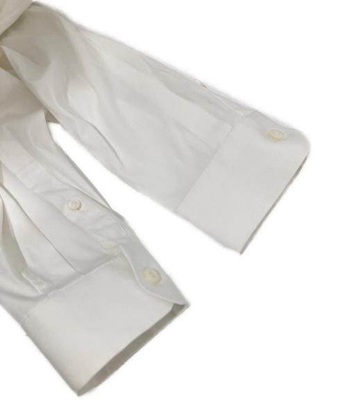 PRADA（プラダ）PRADA (プラダ) POPELINE STRETCH ワイシャツ　ポプリンストレッチ　UCM611 F62 ホワイト サイズ:42/16  1/2の古着・服飾アイテム