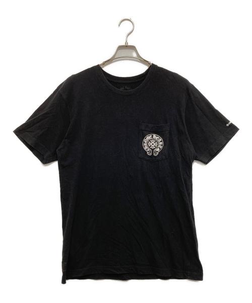 CHROME HEARTS（クロムハーツ）CHROME HEARTS (クロムハーツ) Horse shoe logo pocket T-shirts ブラック サイズ:Lの古着・服飾アイテム