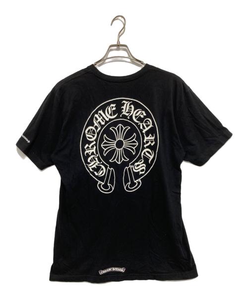CHROME HEARTS（クロムハーツ）CHROME HEARTS (クロムハーツ) Horse shoe logo pocket T-shirts ブラック サイズ:Lの古着・服飾アイテム
