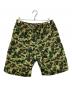 A BATHING APE (アベイシングエイプ) ABC CAMO BEACH SHORTS グリーン サイズ:L：12000円
