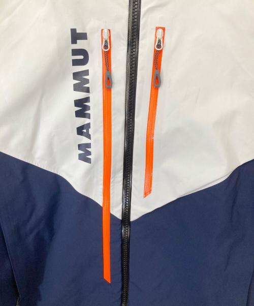 MAMMUT（マムート）MAMMUT (マムート) La Liste Pro HS Hooded Jacket　ラリステ プロ ハードシェルフーデッドジャケット　1010-28240 ホワイト サイズ:Lの古着・服飾アイテム