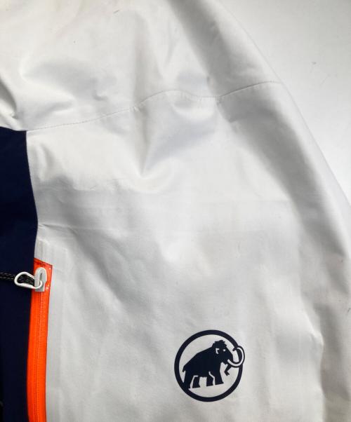 MAMMUT（マムート）MAMMUT (マムート) La Liste Pro HS Hooded Jacket　ラリステ プロ ハードシェルフーデッドジャケット　1010-28240 ホワイト サイズ:Lの古着・服飾アイテム